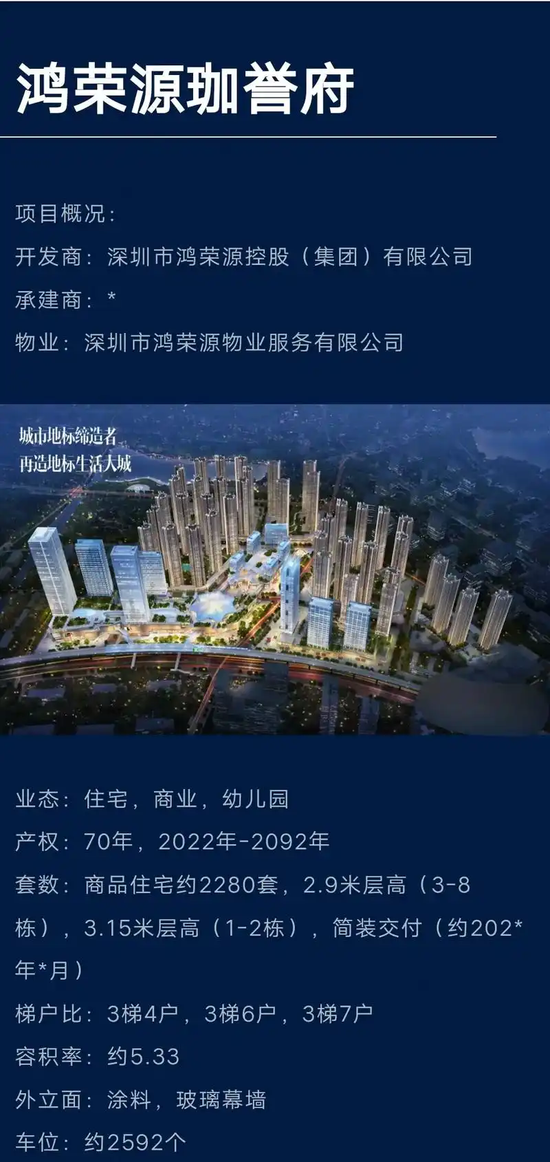 好房推荐 鸿荣源作为深圳房企标杆,曾出 - 抖音