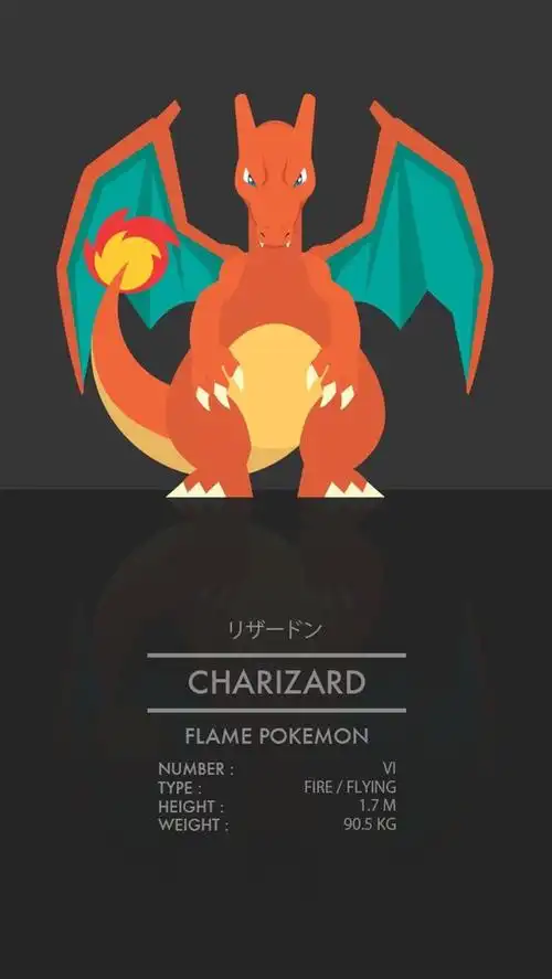 iphone壁纸宠物小精灵小火龙