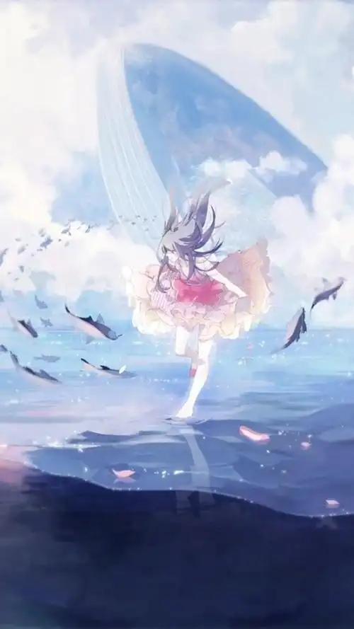 唯美动漫场景插画