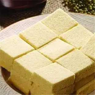 正宗老式东北特产传统糕点手工蒸绿豆糕340g零食小吃点心解暑食品