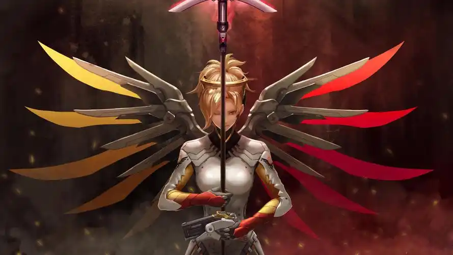 守望先锋 战斗天使桌面壁纸