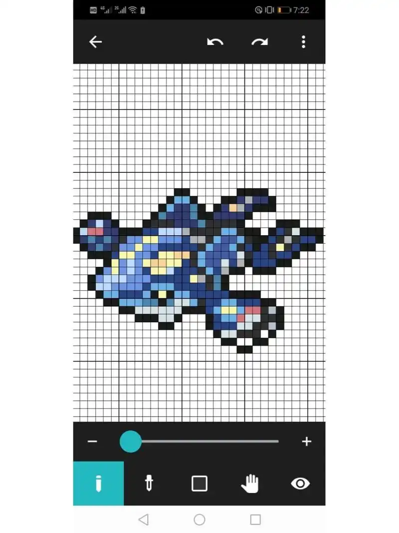 精灵宝可梦像素画 这次是原始固拉多和盖欧卡,图片来源    固拉多好像