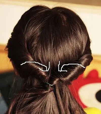扎小孩长发扎发 学扎小孩子的发型(3)