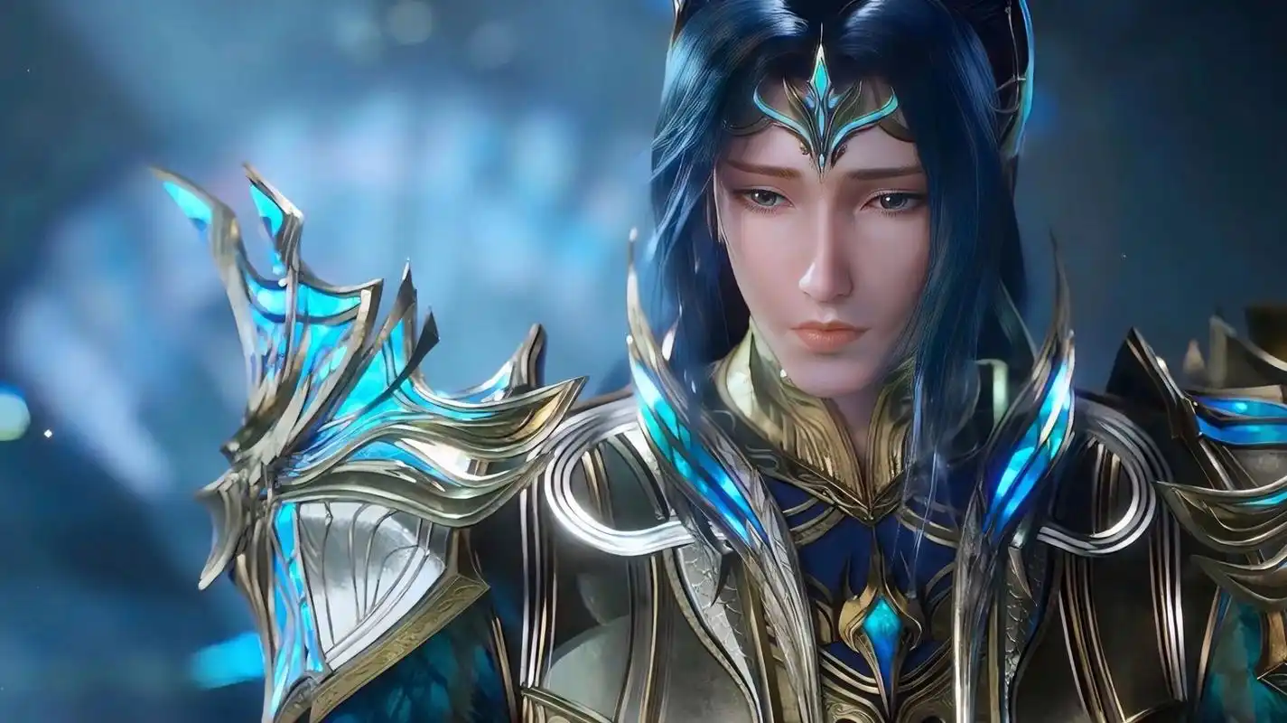 斗罗大陆——唐三海神装壁纸 看了斗罗二,个人更喜欢第一部的画质,第