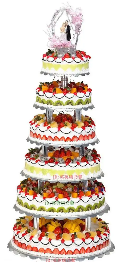 多层豪华蛋糕贺卡 豪华贺卡