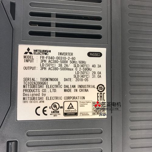 三菱变频器f800系列fr-f840-00170-2-60*7.5k 11 15 18.5 22 30kw