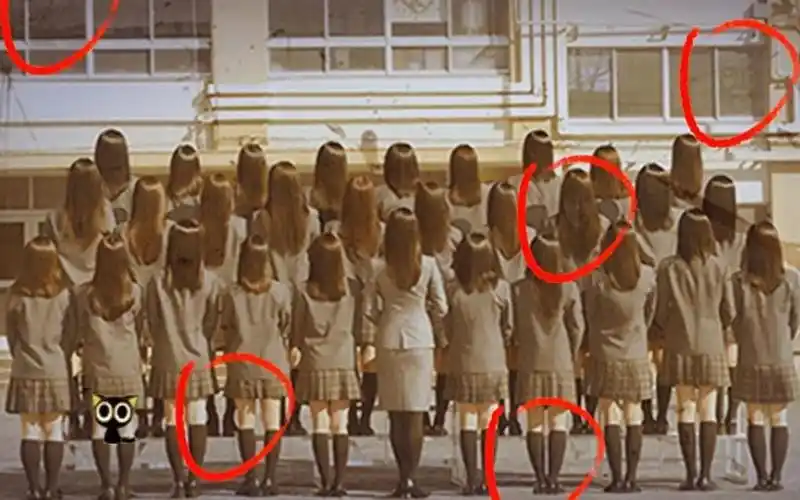 据说这是小日子最恐怖的毕业照