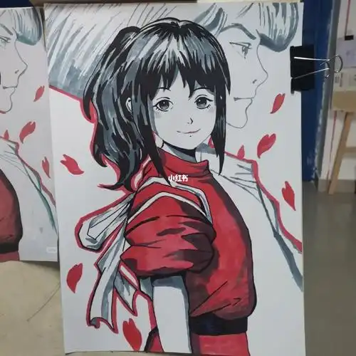 马克笔手绘千与千寻