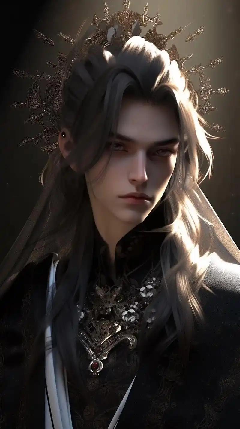 欢迎来到玄幻小说世界.古风帅哥美男#ai绘画 #邪魅古风男主 - 抖音