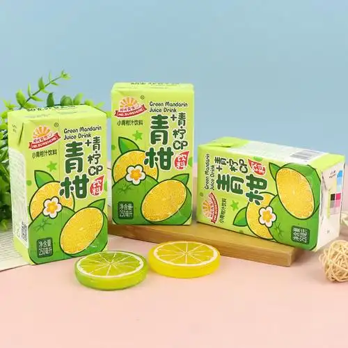 阳·光250ml*6盒装先生小青柠柑汁夏天冷饮整箱果味果汁软饮料 原味