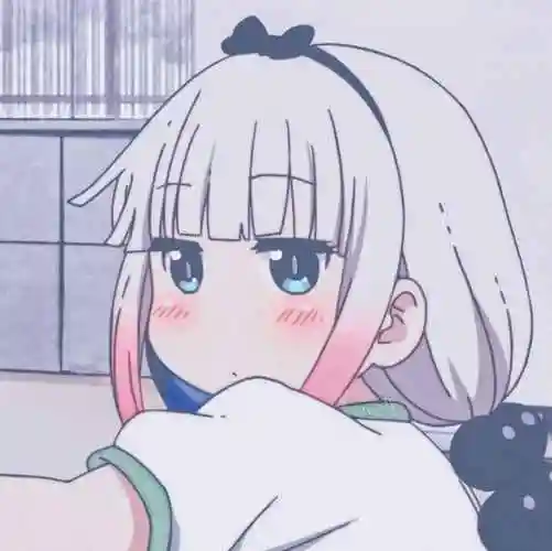 《小林家的龙女仆》康娜酱/神奈酱 呆萌可爱 大脸动漫女孩人物头像_4