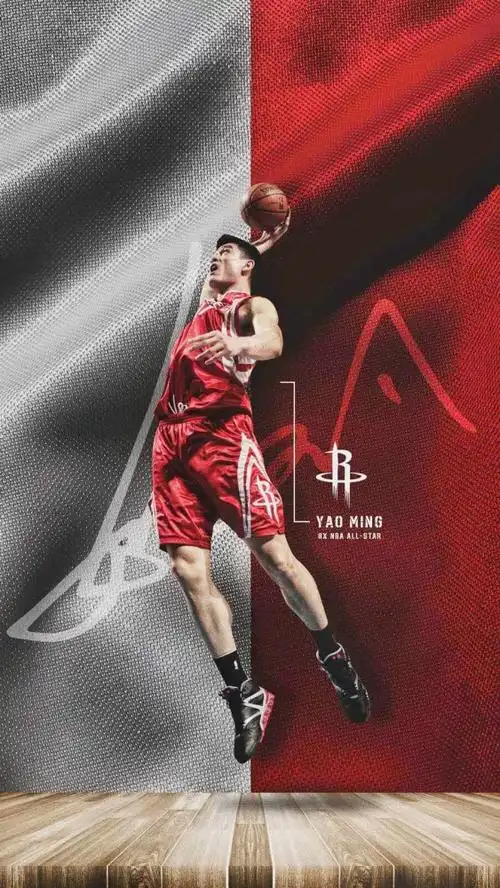 姚明壁纸分享永远的火箭球迷