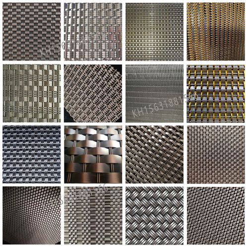 定做金属装饰网 编织金属网 垂帘酒店会所幕墙不锈钢隔断吊顶屏风