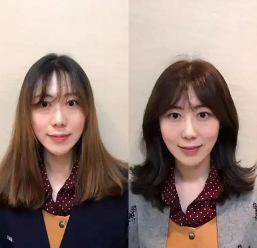 换发型前后对比堪比整容差别真的很大
