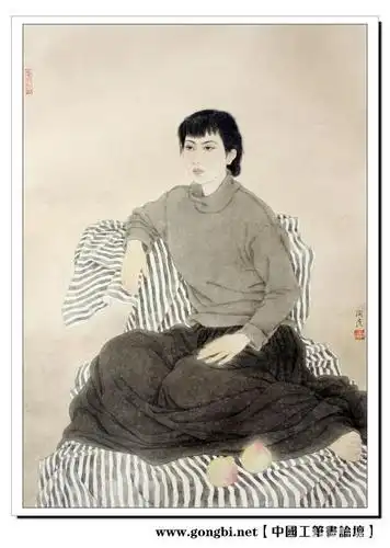 古今中外,名人工笔肖象画作欣赏