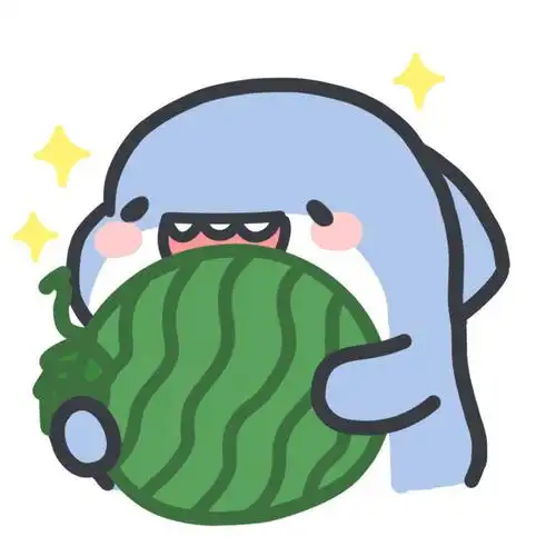 小鲨鱼可爱表情包