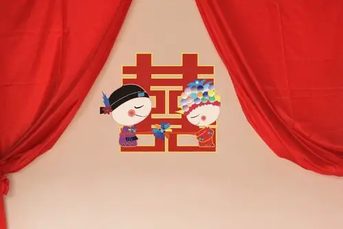 产品中心 墙纸/壁纸/墙布/墙贴 > d1-4喜结良缘彩色透明婚庆喜字贴