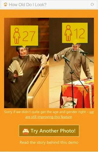 刷微博刷到一个可以从照片测年龄.