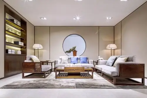 以现代设计语言诠释宋代美学这样的家具展厅体验馆设计超赞