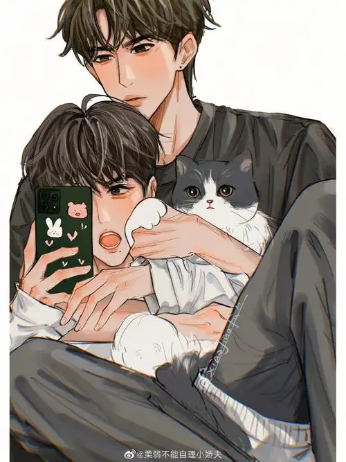 可爱的一家三口