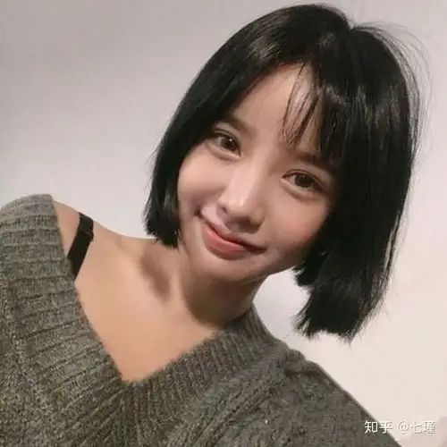 姐妹们 有没有小方脸剪过波波头发型的 好看嘛!