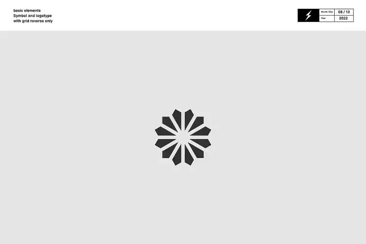 度量标准—圆形秩序标志图形设计logo