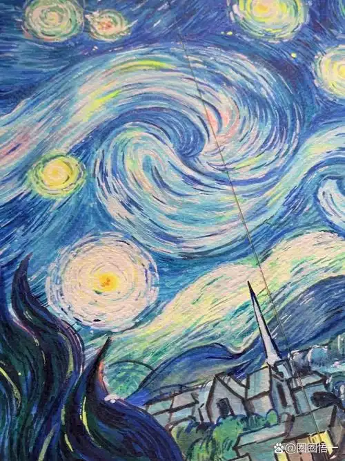 马克笔|梵高 星空91