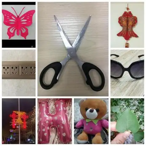 轴对称:圆形电风扇,方形瓦楞纸盒,书柜,电脑,笔记本,手机,碗,肥皂