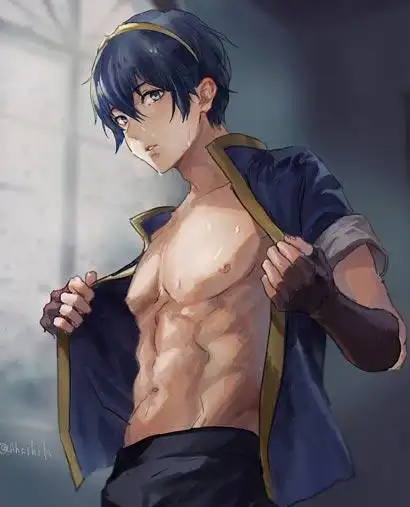 动漫帅哥的腹肌图片高清-性格有腹肌的动漫男生壁纸欣赏