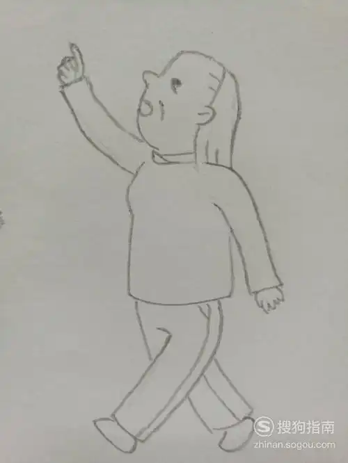 跳广场舞的奶奶简笔画优质