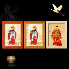 文财神比干范蠡挂画古代名人画像现代中式摆件客厅店铺玄关现代人