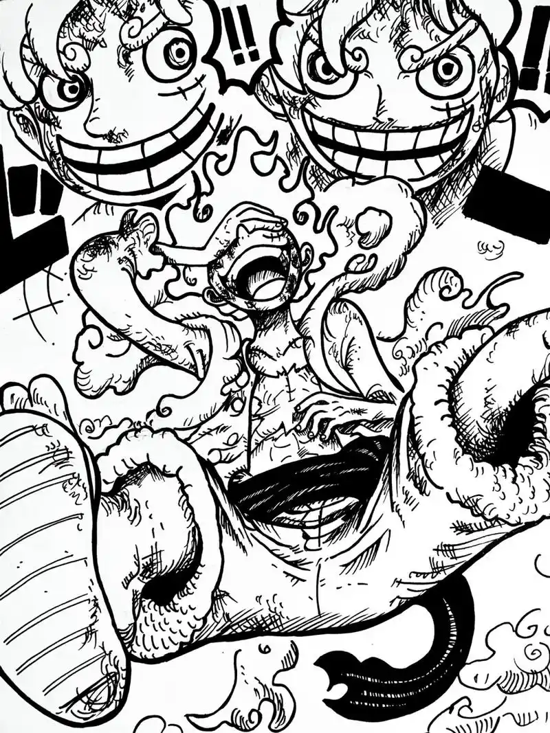 路飞5档手绘 五档,启动