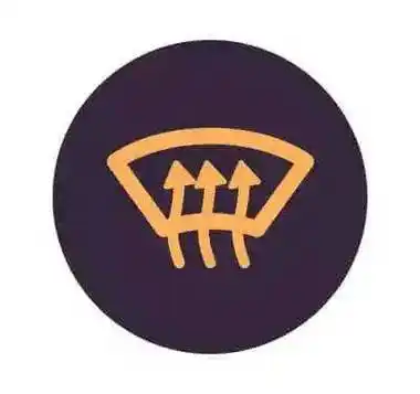 当前挡风玻璃起雾,影响视线时,打开此键去除雾气.