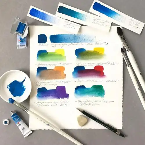 分享一组水彩调色