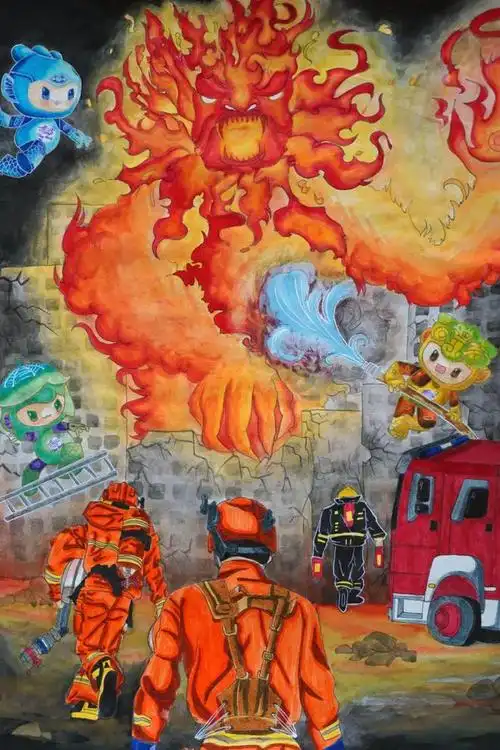 第四届全市少年儿童消防安全主题绘画比赛结果公布!