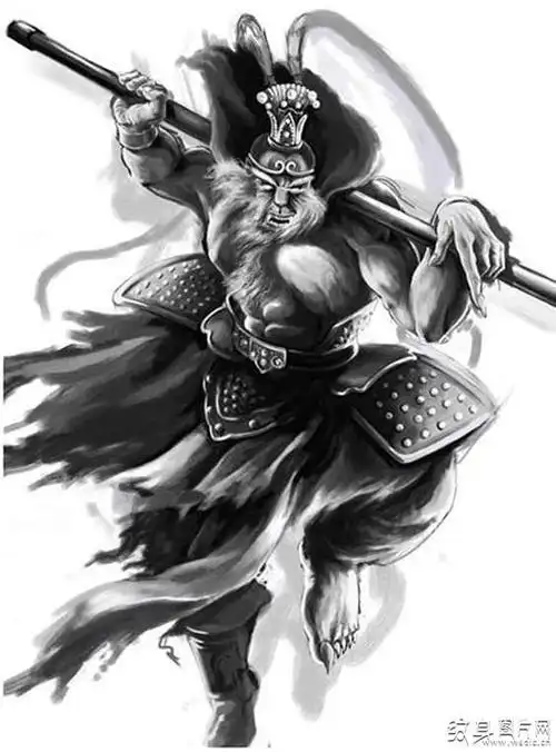 魔化孙悟空纹身及手稿经典斗战胜佛纹身设计