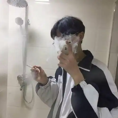 【微信头像】挡脸男