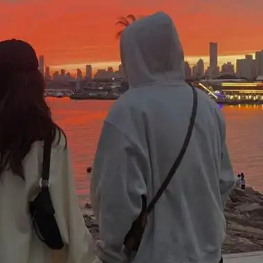 2021最甜情侣头像背影ins真人风格情头