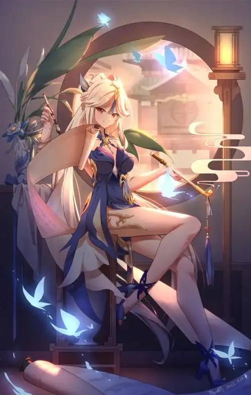 凝光礼服同人壁纸精选原神