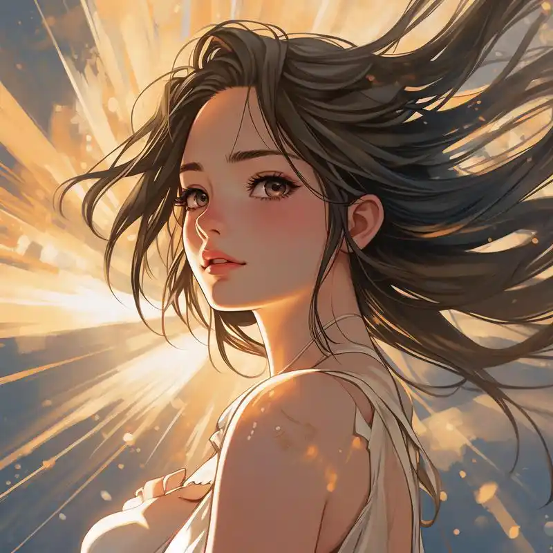 96 唯美漫画风美女头像 95