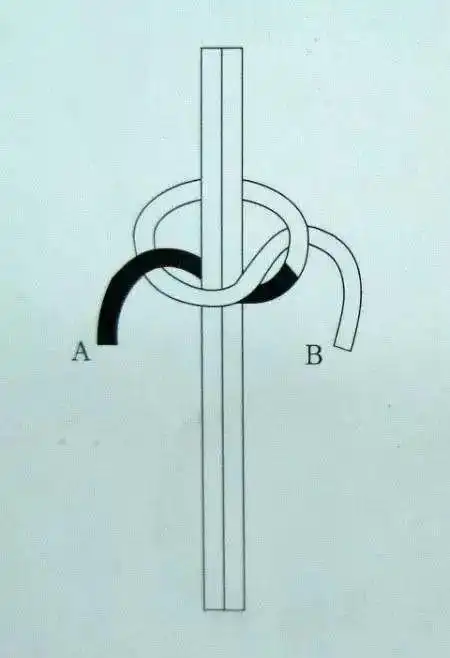 怎样编平结中国结平结的编法图解基本平结打法教程