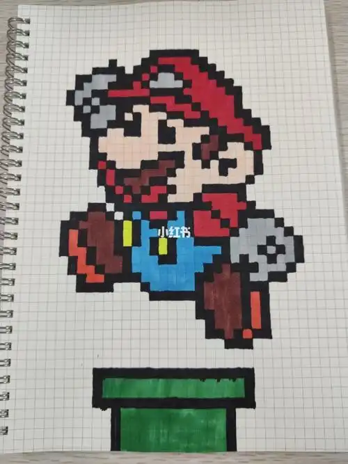 网格本简笔画动动可爱萌