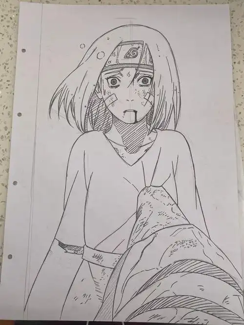 火影  #手绘  #带土  #带土和琳  #宇智波带土  #琳  #绘画  #精选