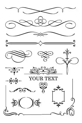 线形边框图片-线形边框设计素材-线形边框模板下载-众图网