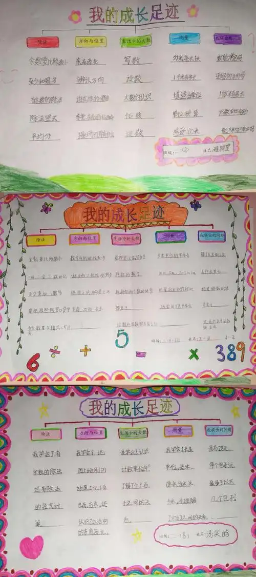 【名校 联合体:远东二小】【学科活动】我的成长足迹