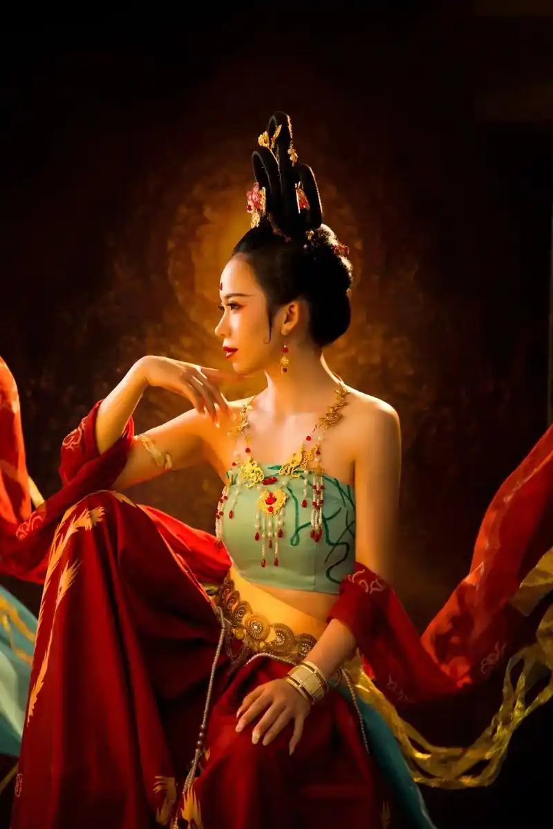 敦煌飞天 #敦煌舞 #艺术照摄影 #30岁的女人 #照片  - 抖音