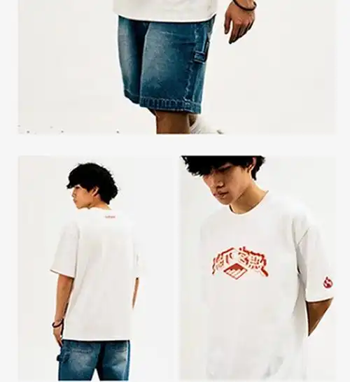 burnin* 地下宫殿ghost t恤免烫印花夏季休闲宽松短袖潮流半袖tee