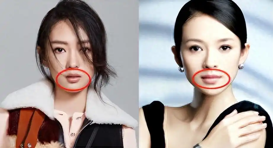 当童瑶与章子怡的照片放到一起时,她们的外表神态都非常相似,很多网友