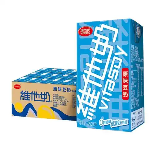 维他奶原味250ml*24盒早餐批豆奶-好吃吧007