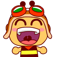 小蜜蜂gif乐乐gif张嘴gif大笑gif